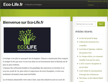 Tablet Screenshot of eco-life.fr